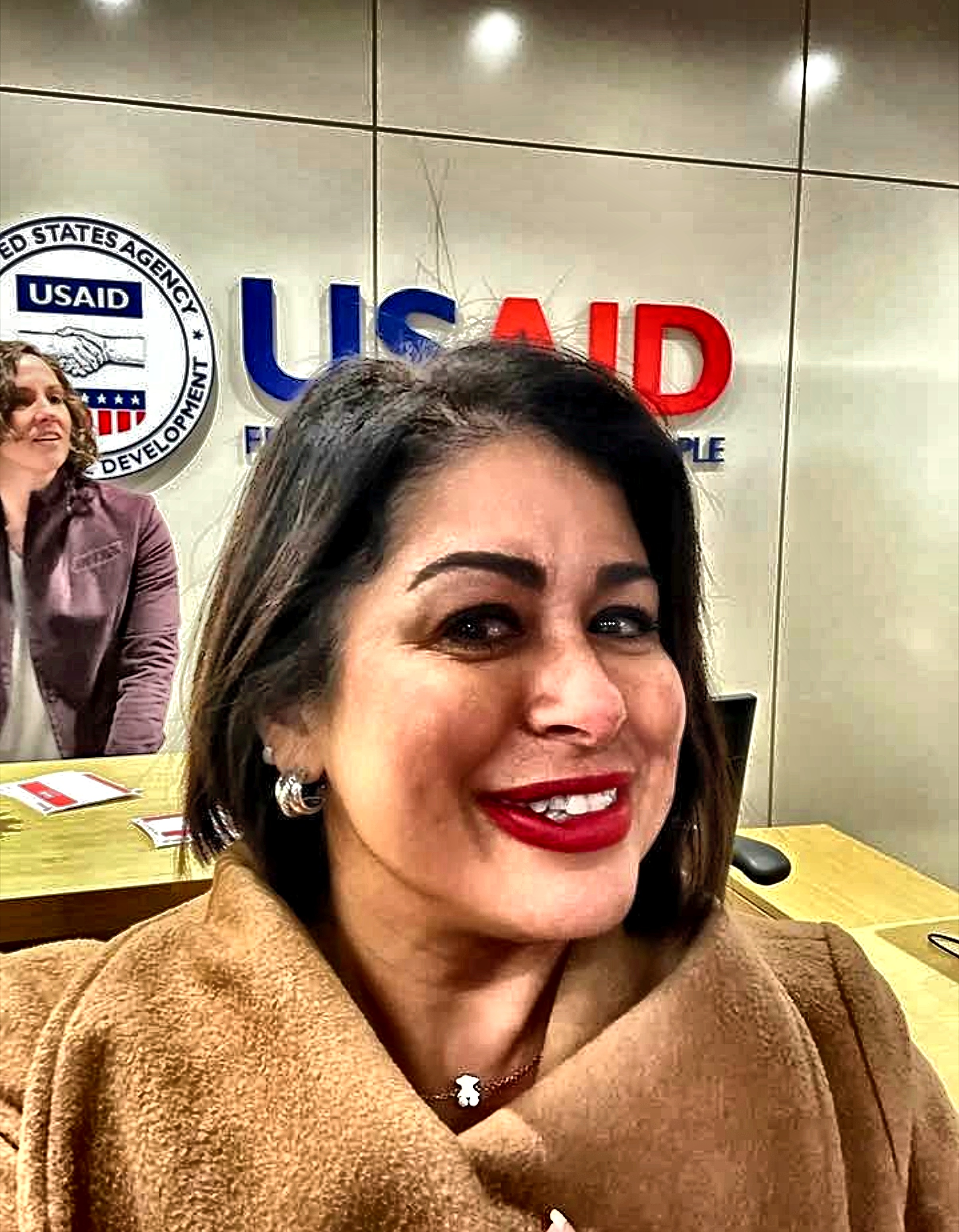 Raquel Alonso Gonzalez at USAID headquarters